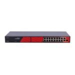 Safire Switch Hi-PoE - 16 Portas PoE + 2 Uplink RJ45 + 1 Uplink SFP - SAFIRE