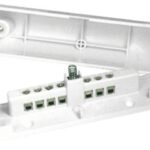 Caixa de Junção com 7 terminais e micro-interrutor, branco. 94L x 40w x 25d IP67 e IK07  - EN3-JB9-HD - ELMDENE