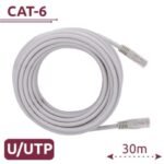 Patch Cord Cat.6 UTP Branco 30m - Safire