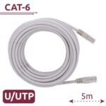 Cabo UTP RJ45 Cat.6 Branco 5m - Safire