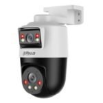 Câmara Domo Exterior Dahua- PT IP 2M+2M Iluminação Dual LED30m/IR30m IP66 PoE AUDIO E/S AI