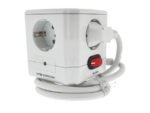Cubo com 4 Tomadas + 2 USB com Proteção