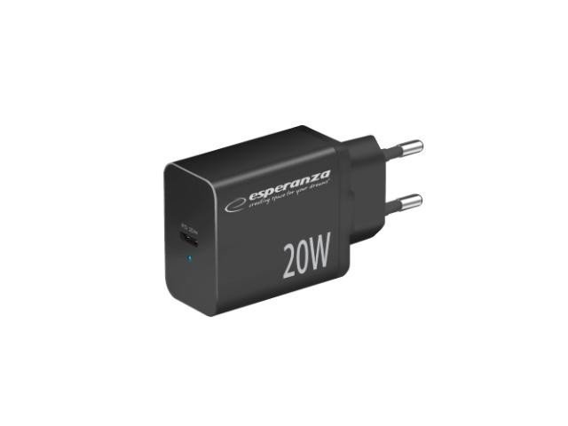 EZC104K_12342 Carregador Rápido 20W USB-C - Esperanza - Imagem de 1