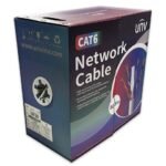 Cabo UTP Cat6 LSZH 100% Cobre 24AWG Violeta - 305m – UNIVIEW