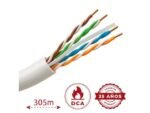 Cabo UTP Rijo CAT6 99.9% Cobre - 305m – SAFIRE - Imagem de 2