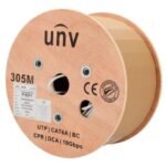 Cabo UTP Categoria 6A LSZH 100% Cobre 23 AWG Branco-Cinzento - 305m – UNIVIEW