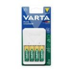 Carregador 57657 4xAA 2100mAh com Pilhas - VARTA