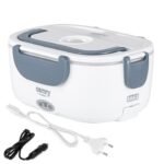 Lancheira Elétrica 12V e 220V - Branca e Cinza - CAMRY