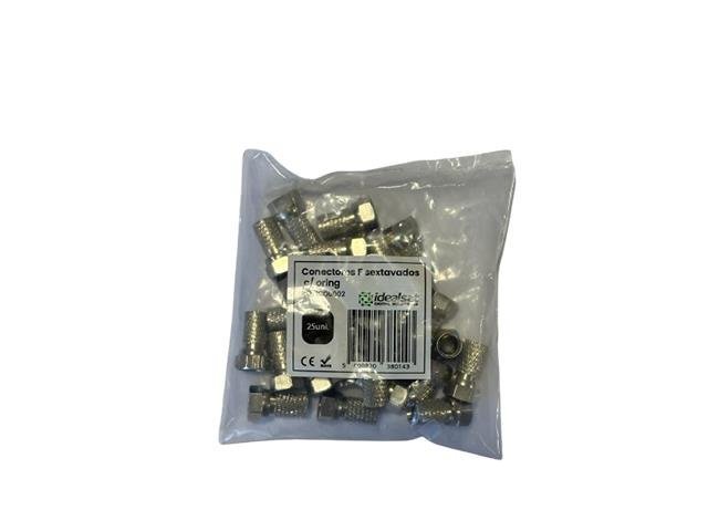 ICO0002_7140 FICHA TIPO F ROSCAR CABO RG6 C/O-RING (SC 25UND) - Imagem de 1