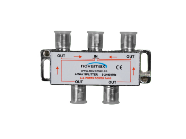 NV030004L_957 REPARTIDOR L 5-2400 MHZ 4 SAÍDAS NOVAMAX - Imagem de 1
