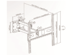 Suporte TV “32-55 Full Motion Extra Slim” Superior - Imagem de 3