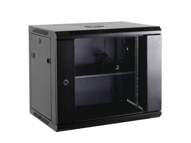 RACK-9UN_13688 Bastidor de Parede 19" até 9U em Preto - Imagem de 1