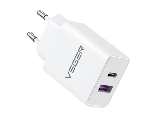 VG-65W1A1C_14865 Carregador USB 65W USB-A, USB-C - VEGER - Imagem de 1