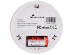 Detetor de Fumo de Incêndio com Luz de aviso e Sirene 85dB - Nivian Smart - Imagem de 2