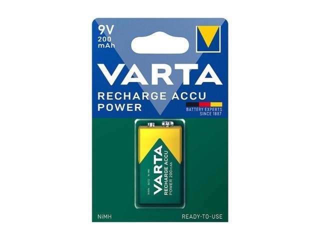 550814_16118 Pilhas Varta Recarregáveis 56722 9V 200MAH Bl1 - Imagem de 1